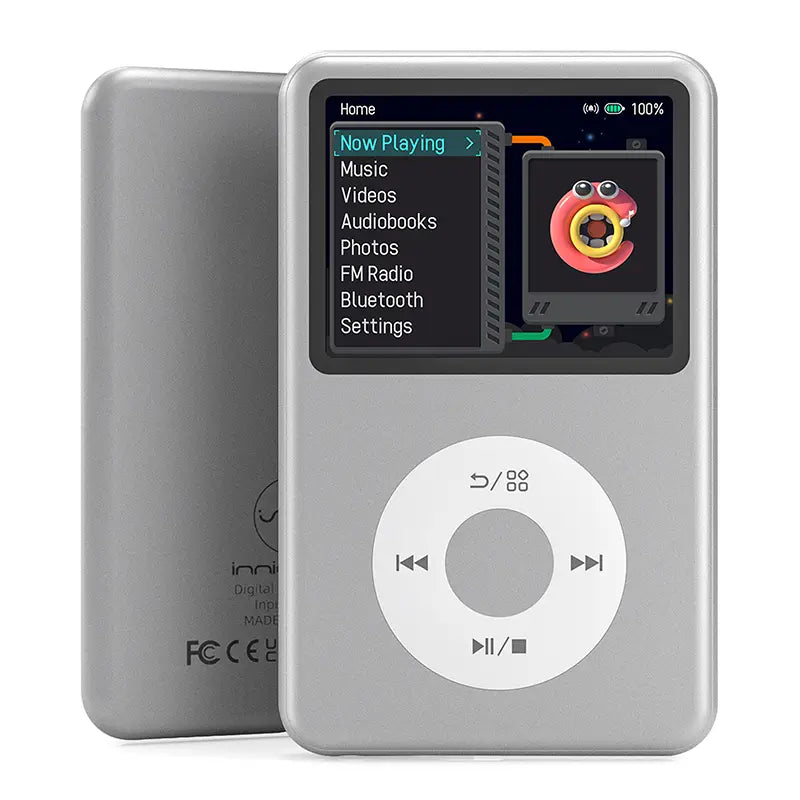 Innioasis Y1 Retro MP3 Player with Bluetooth, Back to the 2000S Digital Music & Video Player, 2.4" Display, Hifi Sound, Portable Music Player for Everyday Listening